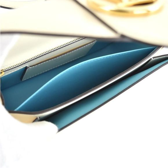 Louis Vuitton Point Neuf Shoulder Bag Smooth Leather Claim White Beige - Picture 11 of 16